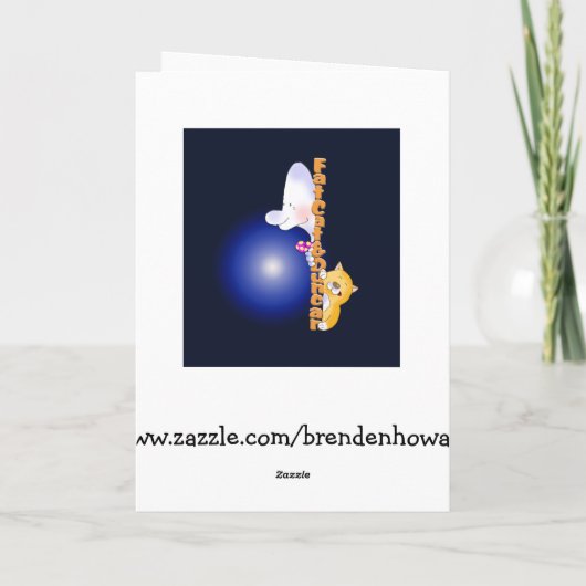 Op mijn vader gelukkige verjaardag kaart (Achterkant)