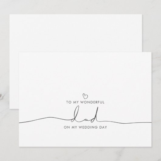 Op mijn vaders huwelijksnacht (Voorkant / Achterkant)