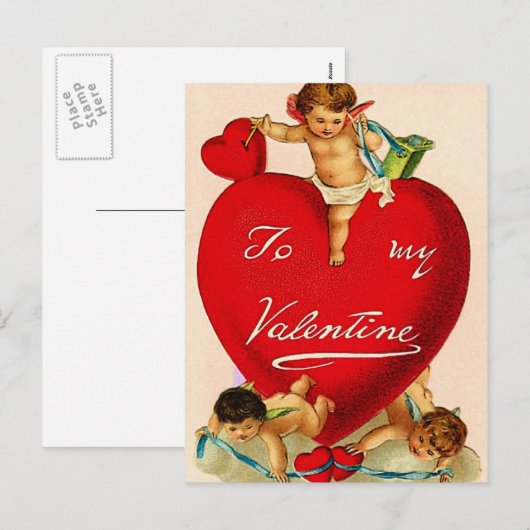 Op mijn Valentijn Feestdagenkaart (Voorkant / Achterkant)