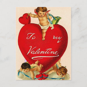 Op mijn Valentijn Feestdagenkaart
