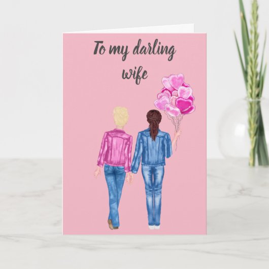 Op mijn Vriendin over de Moederdag van de Valentij Feestdagen Kaart (Voorkant)