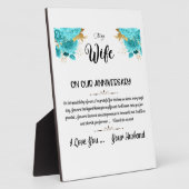 Op mijn vrouw fotoplaat (Zijkant)