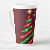 Op mijn vrouw latte mok (Linkerhoek)