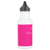 Op mijn vrouw op Valentijnsdag. Waterfles (Links)