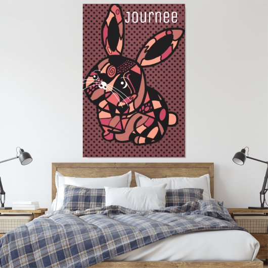 Op mijn weg canvasafdruk canvas afdruk (Insitu (Slaapkamer))