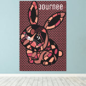 Op mijn weg canvasafdruk canvas afdruk (Insitu (Houten vloer))