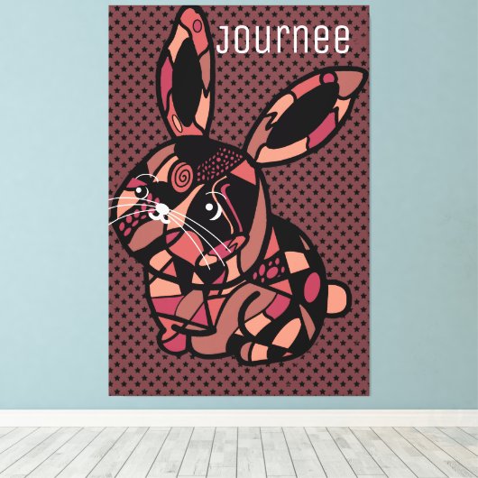 Op mijn weg canvasafdruk canvas afdruk (Insitu (Houten vloer))