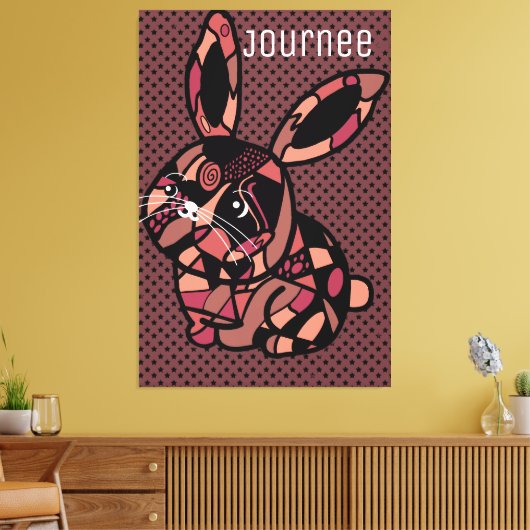 Op mijn weg canvasafdruk canvas afdruk (Insitu (Woonkamer))