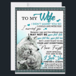 Op mijn Wolf Wife Birthday Gift, een paar bruiloft<br><div class="desc">Op mijn Wolf Wife Birthday Gift,  een paar bruiloft</div>