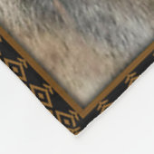 Op mijn Wolf Wife Birthday Gift, een paar bruiloft Fleece Deken (Hoek)