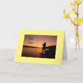 OP MIJN "ZON" OP DE VISSERIJ OP DE KAART **BIRTHDA (Gele Bloem)