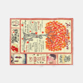 Op mijn zoon bank fleece deken (Voorkant (Horizontaal))