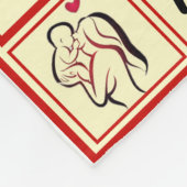 Op mijn zoon bank fleece deken (Hoek)