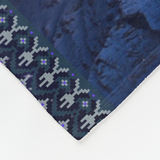 Op mijn zoon fleece deken (Hoek)