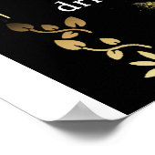 Op mijn zoon Gift, Butterfly Lover, Floral Son Let Poster (Hoek)