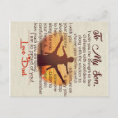 Op mijn zoon | Lovely Letter to Hem | Aankondigingskaart (Voorkant)