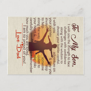 Op mijn zoon   Lovely Letter to Hem   Aankondigingskaart