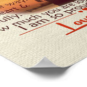 Op mijn zoon | Lovely Letter to Hem | Poster (Hoek)