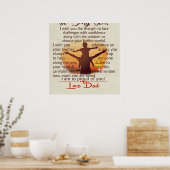 Op mijn zoon | Lovely Letter to Hem | Poster (Keuken)