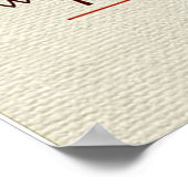 Op mijn zoon | Lovely Letter to Hem | Poster (Hoek)