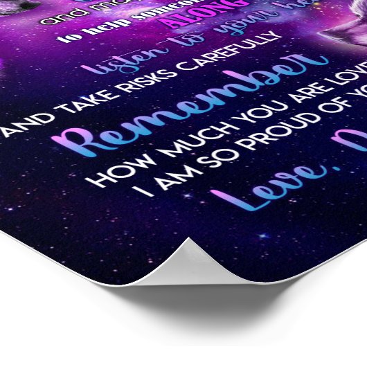 Op mijn zoon poster (Hoek)