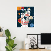 Op mijn zoon van moeder poster (Thuiskantoor)