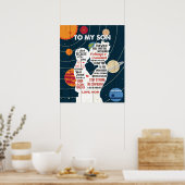 Op mijn zoon van moeder poster (Keuken)