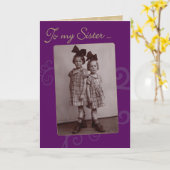 Op mijn zuster Kaart van 1920. (Gele Bloem)