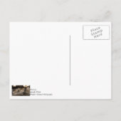 Op Moeders Rug Dankkaart Briefkaart (Achterkant)