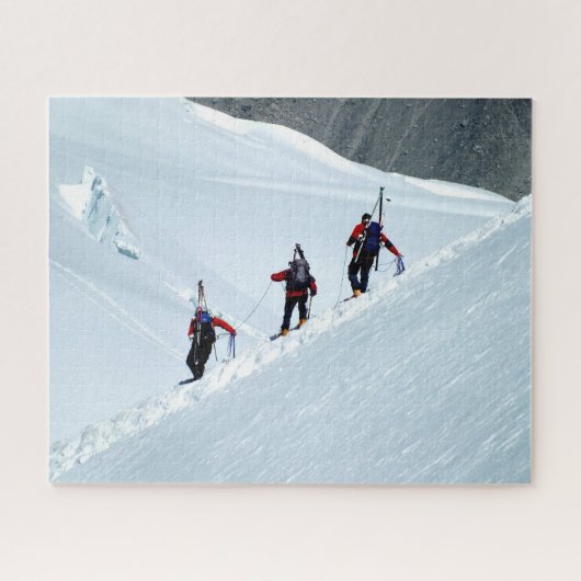Op Mont Blanc lopen Legpuzzel (Horizontaal)