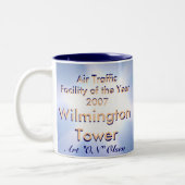 Op naam Gepersonaliseerd Tweekleurige Koffiemok (Links)