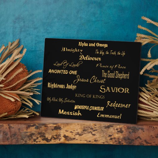 op naam van Jezus... Fotoplaat (Zijkant)