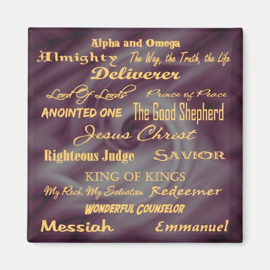 op naam van Jezus... Magneet (Voorkant)