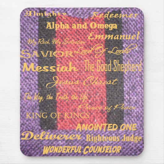 op naam van Jezus... Muismat (Voorkant)