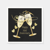 Op naar 50 jaar Jubileum | DIY-tekst Servet (Voorkant)