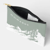 Op naar bergillustratie Bord Olijf Etui (Open)