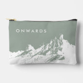 Op naar bergillustratie Bord Olijf Etui (Voorkant)