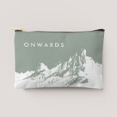 Op naar bergillustratie Bord Olijf Etui