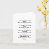 Op naar College Notecard Kaart (Gele Bloem)