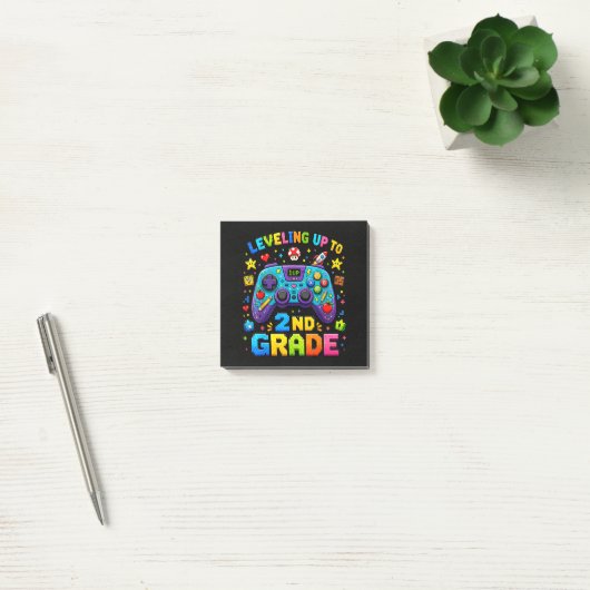 Op naar de 2e klas terug naar school gamer post-it® notes (Kantoor)