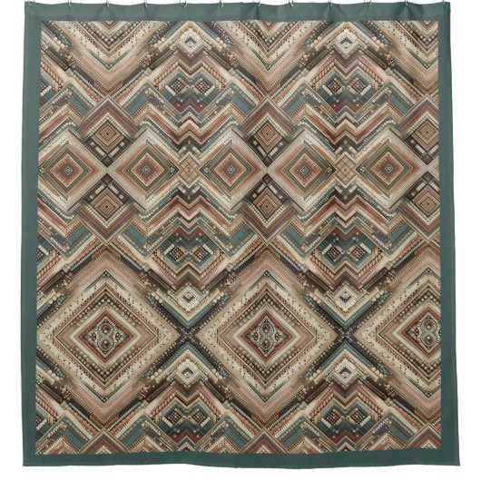 Op naar de aarde II Douchegordijn (Voorkant)