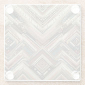 Op naar de aarde II Glazen Onderzetter (Achterkant)