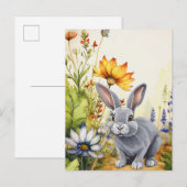 OP NAAR DE BUNNY TRAIL AANKONDIGINGSKAART (Voorkant / Achterkant)