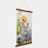 OP NAAR DE BUNNY TRAIL HANGEND WANDKLEED (Gebogen)