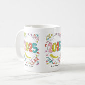 Op naar de fun 2025 koffiemok (Voorkant links)