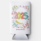 Op naar de fun 2025 seltzer blikjeskoeler (Voorkant)