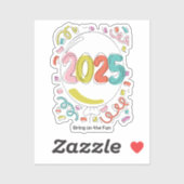Op naar de fun 2025 sticker (Vel)