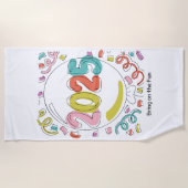 Op naar de fun 2025 strandlaken (Voorkant)