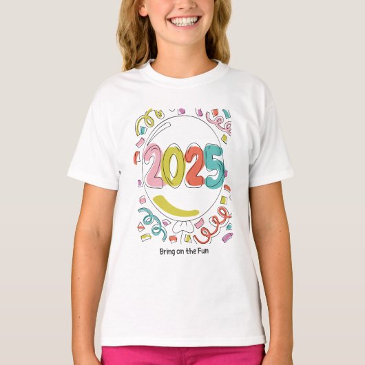 Op naar de fun 2025 t-shirt (Voorkant)