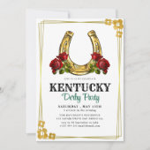 Op naar de races! Doe mee aan een Derby Party Kaart (Voorkant)